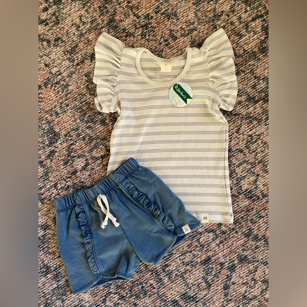 NWT LuLu & Roo Top & Short
